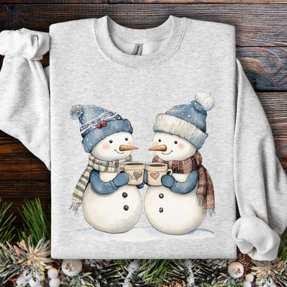 Snow Couple in Love Sweatshirt
