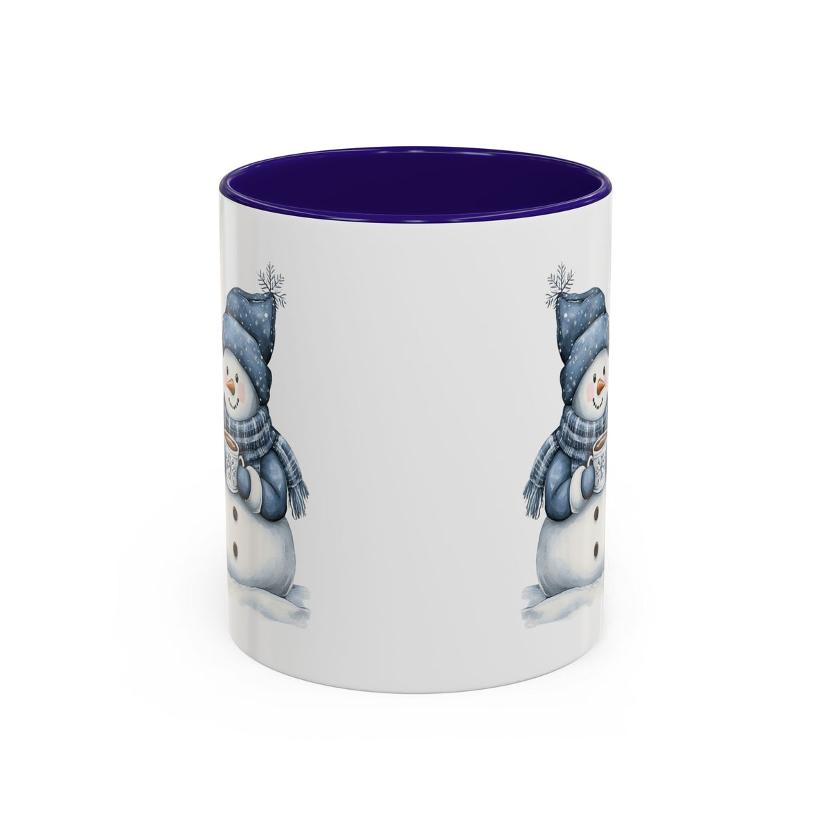 Snow Couple with Hot Chocolate Mug (11/15oz)
