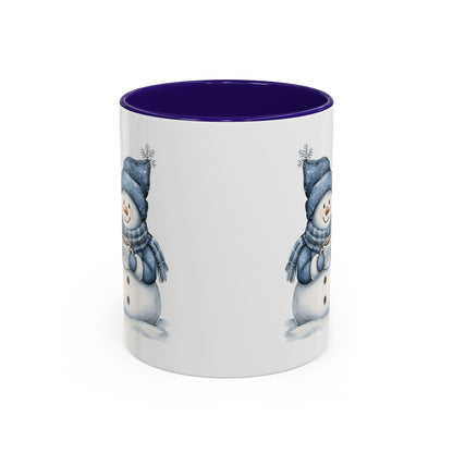 Snow Couple with Hot Chocolate Mug (11/15oz)