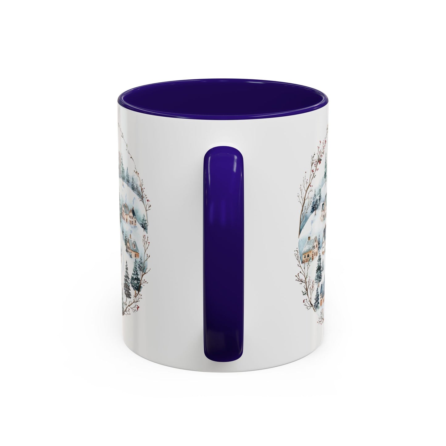 Snowy Winter Village Ceramic Mug  (11/15oz)