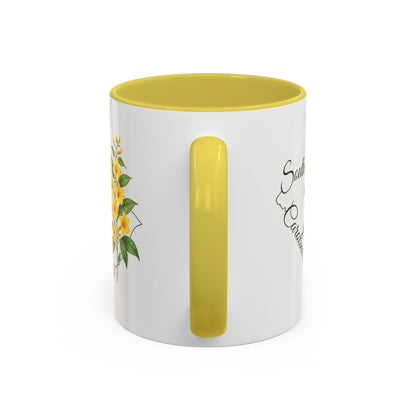 South Carolina State Flower Mug — Yellow Jasmine (11/15oz)