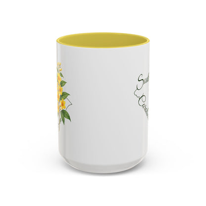 South Carolina State Flower Mug — Yellow Jasmine (11/15oz)