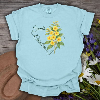 South Carolina State Flower T-Shirt — Yellow Jessamine