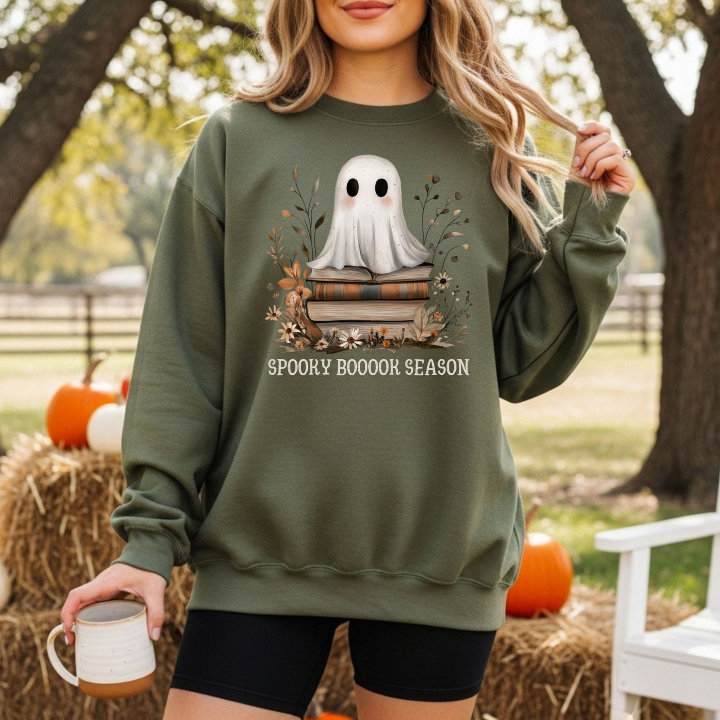 Spooky Book Season Long Sleeve Tee