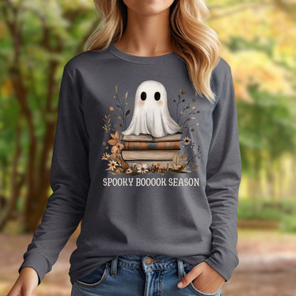 Spooky Book Season Long Sleeve Tee