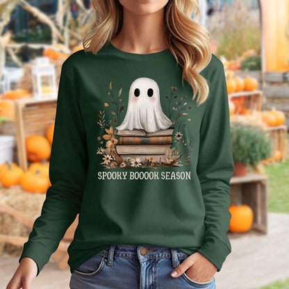 Spooky Book Season Long Sleeve Tee
