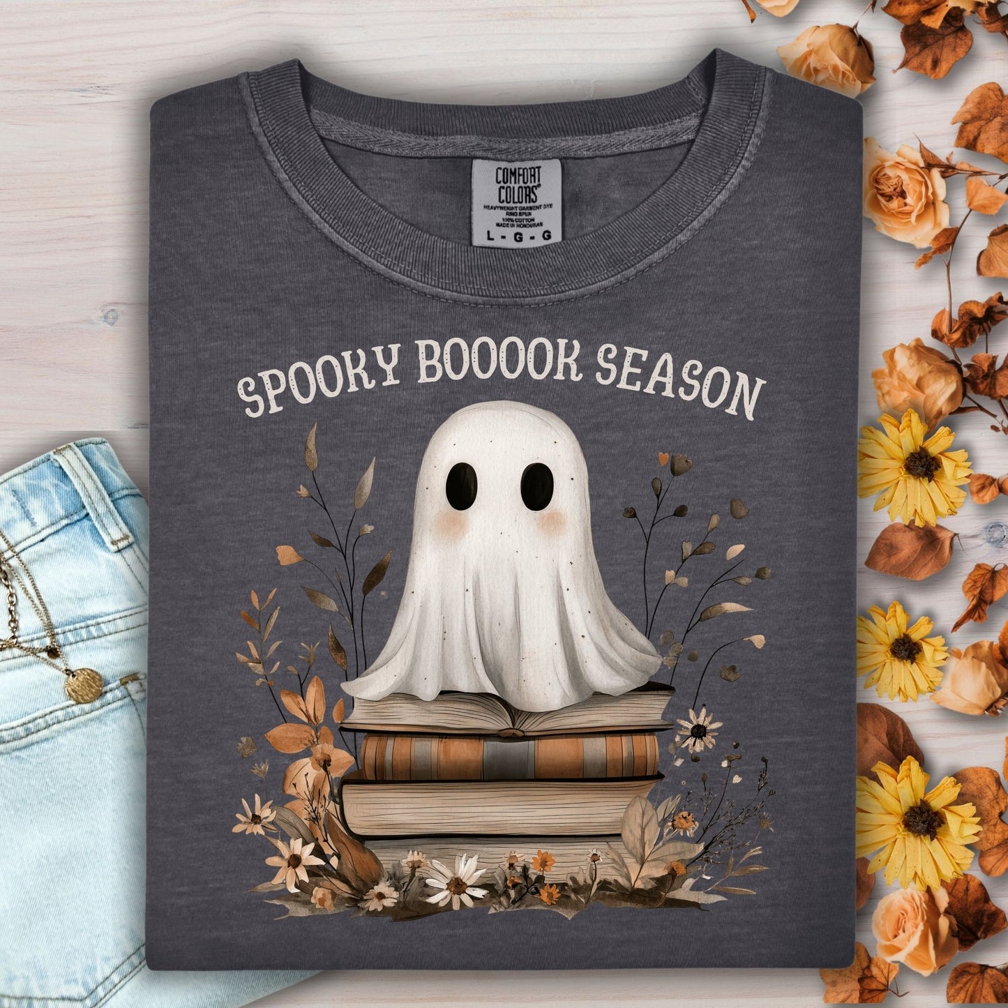 Spooky Book Season Tee