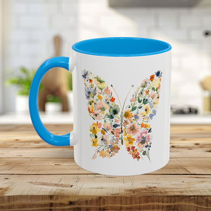 Spring Floral Butterfly Mug (11oz & 15oz)