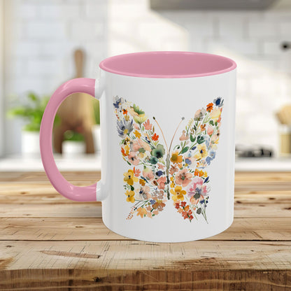 Spring Floral Butterfly Mug (11oz & 15oz)