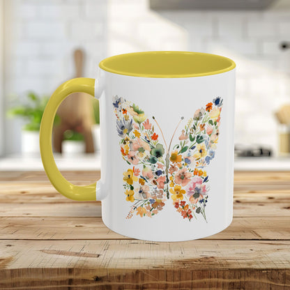 Spring Floral Butterfly Mug (11oz & 15oz)