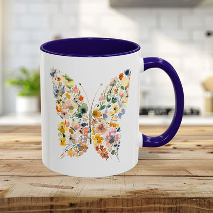 Spring Floral Butterfly Mug (11oz & 15oz)