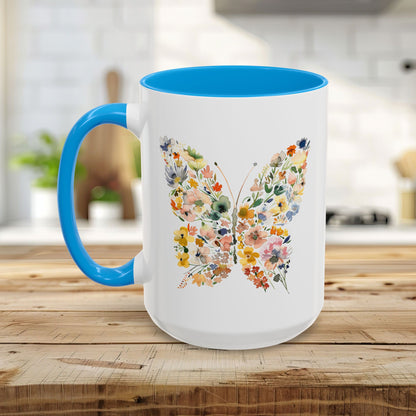 Spring Floral Butterfly Mug (11oz & 15oz)