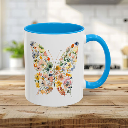 Spring Floral Butterfly Mug (11oz & 15oz)