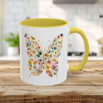 Spring Floral Butterfly Mug (11oz & 15oz)
