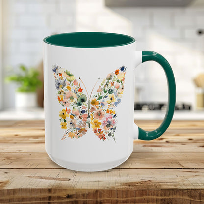 Spring Floral Butterfly Mug (11oz & 15oz)