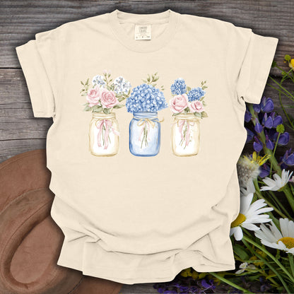 Spring Flowers in Mason Jars T-Shirt