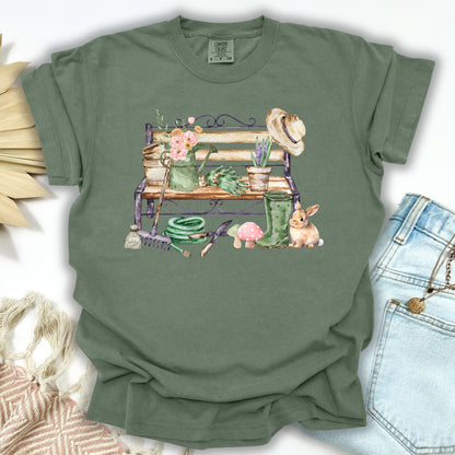 Spring Garden Bench T-Shirt