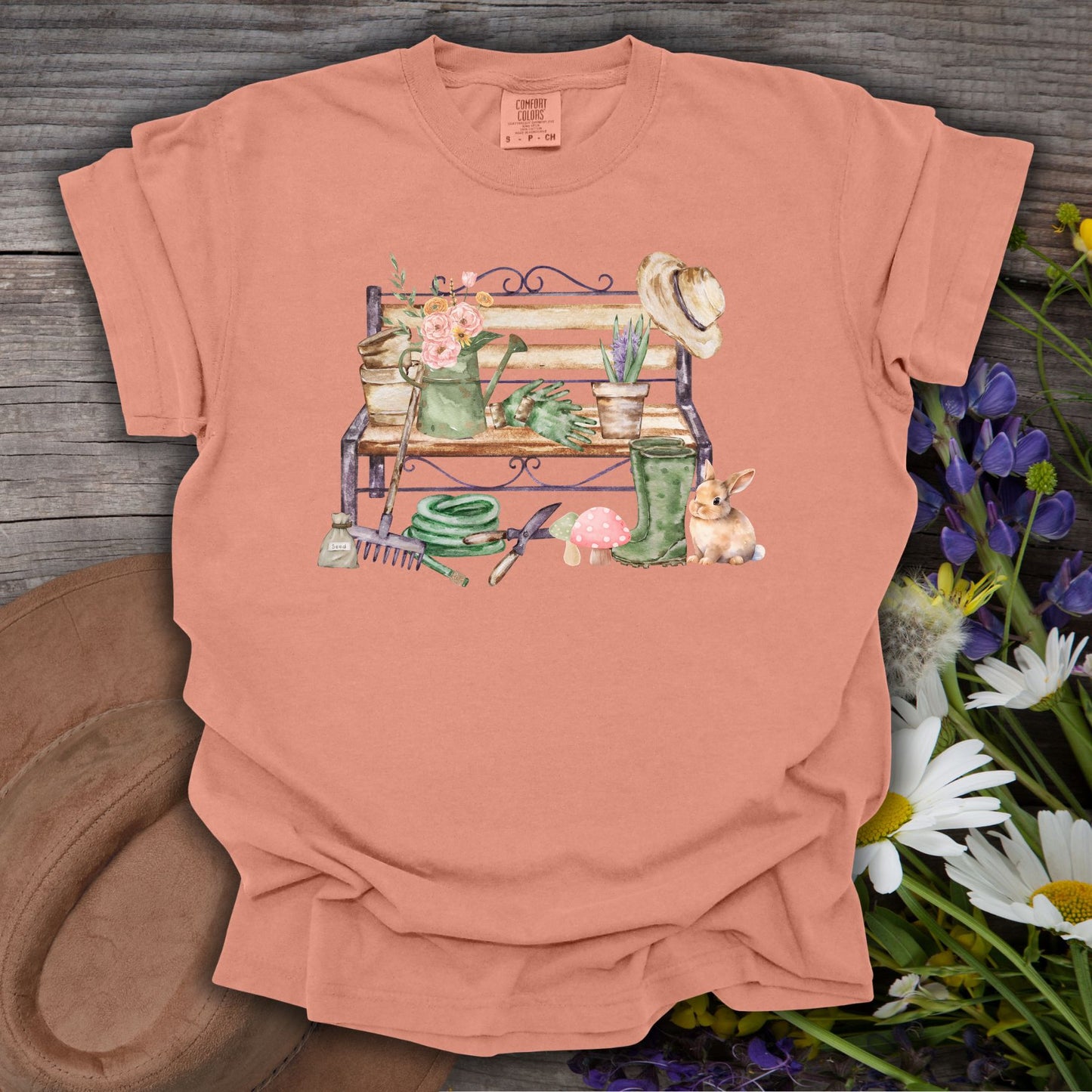 Spring Garden Bench T-Shirt