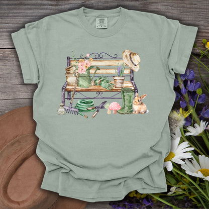 Spring Garden Bench T-Shirt
