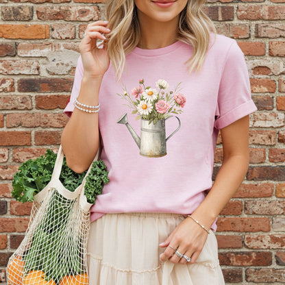 Spring Garden Watering Can T-Shirt