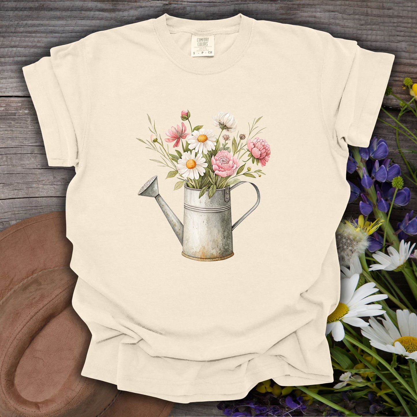 Spring Garden Watering Can T-Shirt