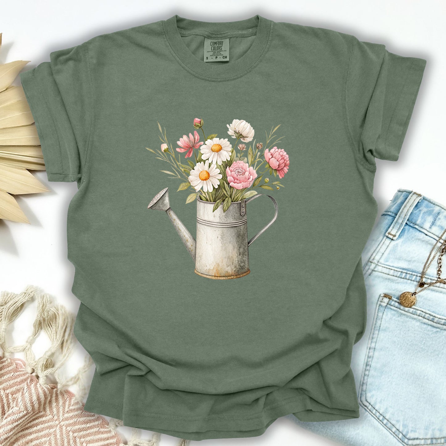 Spring Garden Watering Can T-Shirt
