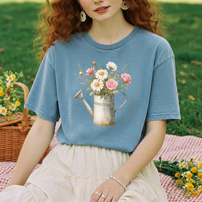 Spring Garden Watering Can T-Shirt