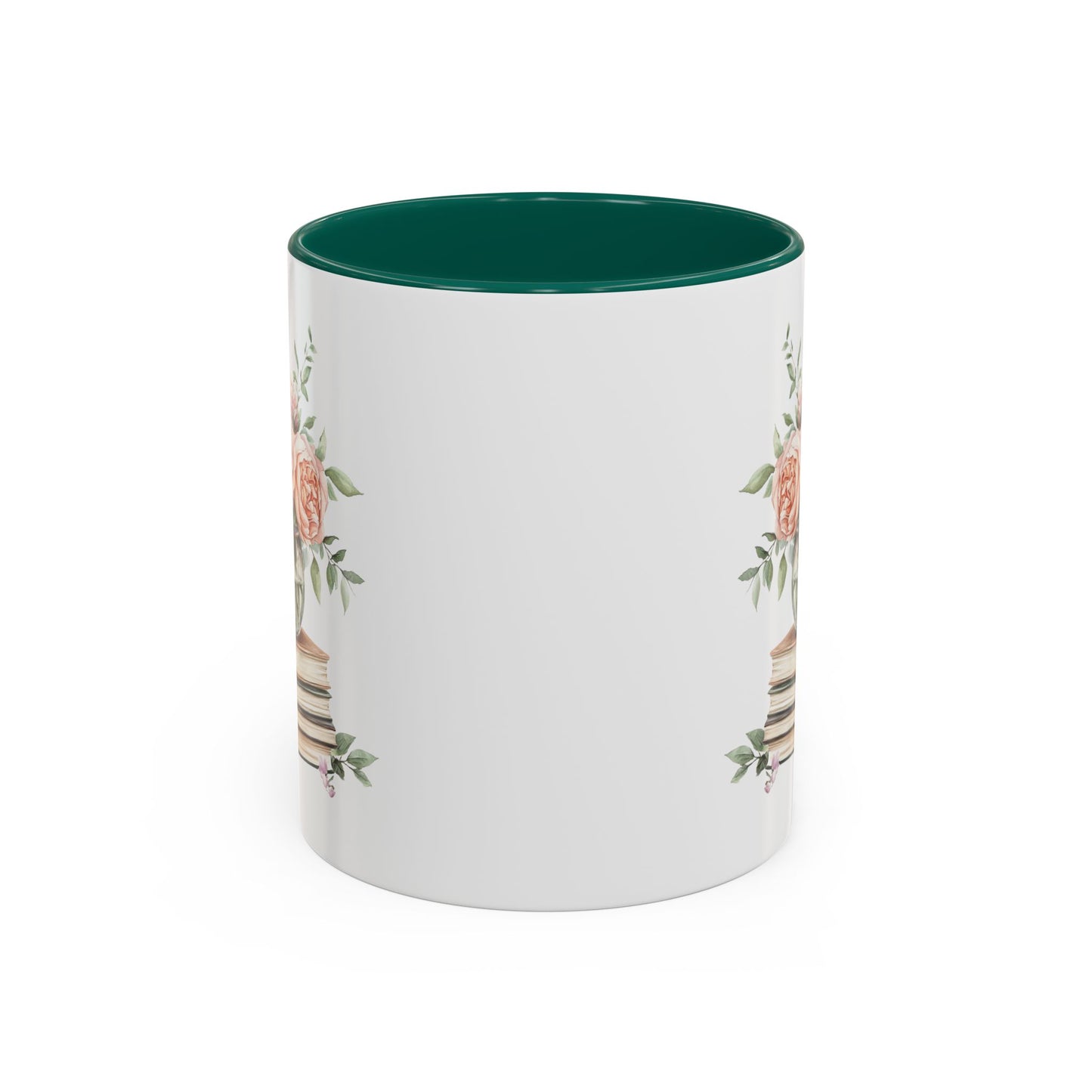 Spring Pastel Bouquet with Books Mug (11oz/15oz)
