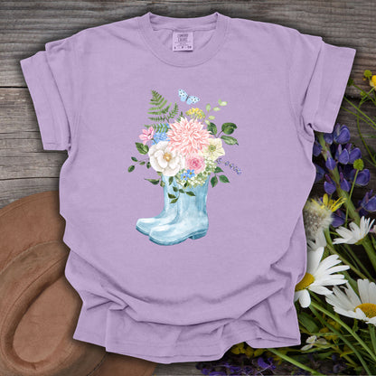 Spring Rainboots and Blooms T-Shirt