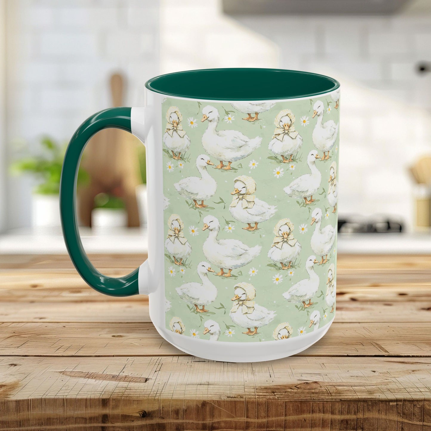 Spring Storybook Duckling Pattern Mug (11/15oz)
