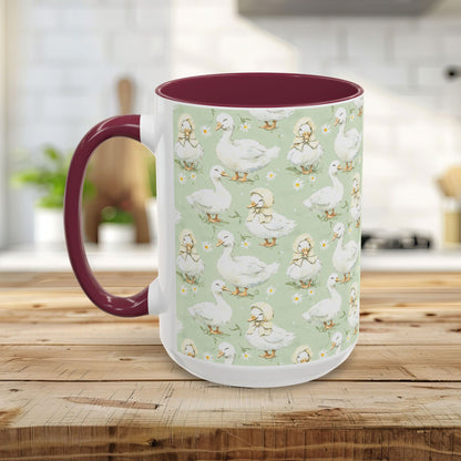 Spring Storybook Duckling Pattern Mug (11/15oz)