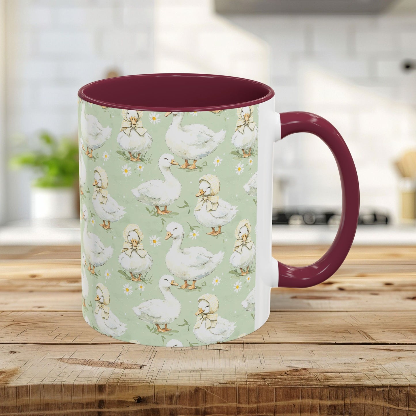 Spring Storybook Duckling Pattern Mug (11/15oz)