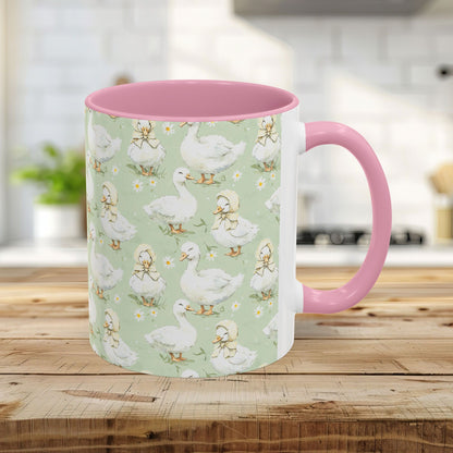 Spring Storybook Duckling Pattern Mug (11/15oz)