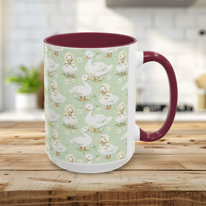 Spring Storybook Duckling Pattern Mug (11/15oz)
