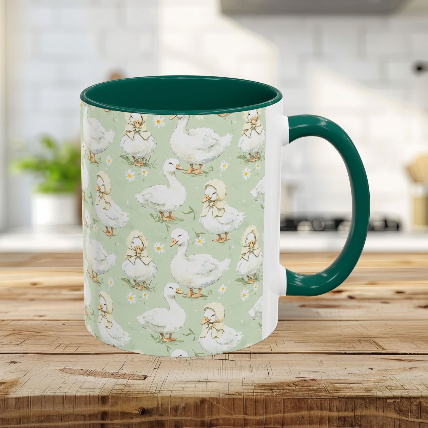 Spring Storybook Duckling Pattern Mug (11/15oz)