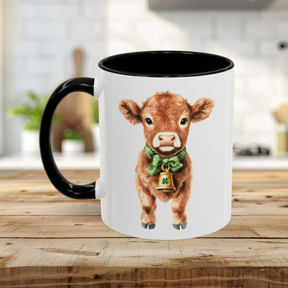 St. Patrick's Day Baby Highland Cow Mug (11/15oz)
