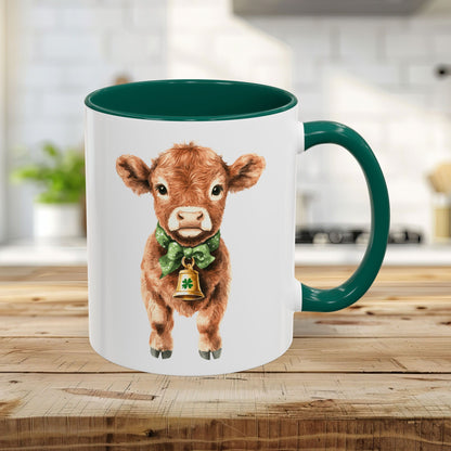 St. Patrick's Day Baby Highland Cow Mug (11/15oz)
