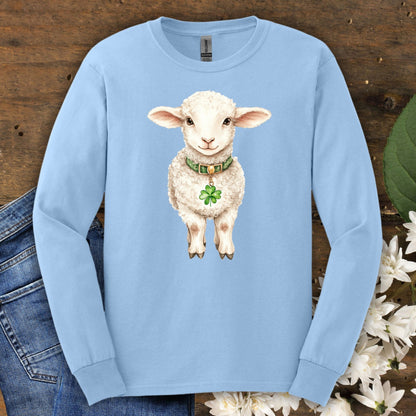 St. Patrick's Day Baby Lamb Long Sleeve Tee