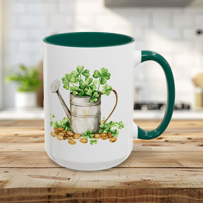 St. Patrick's Day Clover Watering Can Mug (11/15oz)