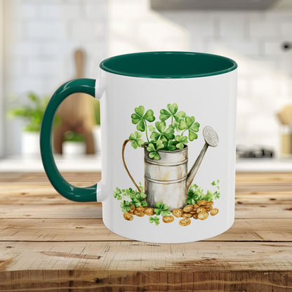 St. Patrick's Day Clover Watering Can Mug (11/15oz)