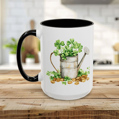 St. Patrick's Day Clover Watering Can Mug (11/15oz)