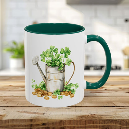 St. Patrick's Day Clover Watering Can Mug (11/15oz)