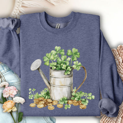St. Patrick's Day Clover Watering Can Sweatshirt