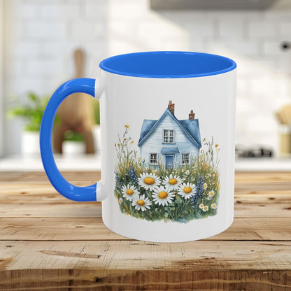 Summer Cottage & Wildflower Field Mug (11/15oz)