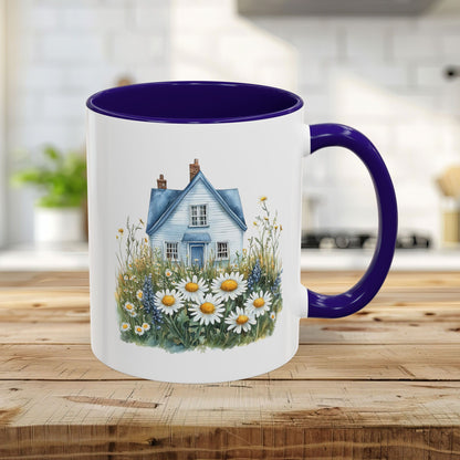 Summer Cottage & Wildflower Field Mug (11/15oz)