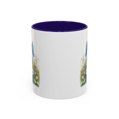 Summer Cottage & Wildflower Field Mug (11/15oz)