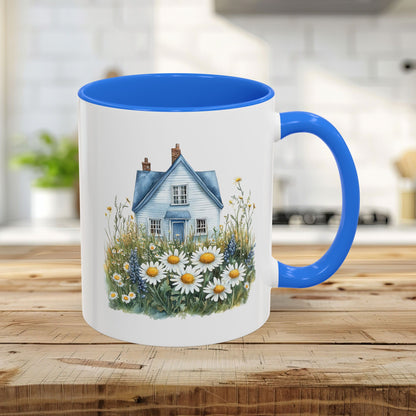 Summer Cottage & Wildflower Field Mug (11/15oz)