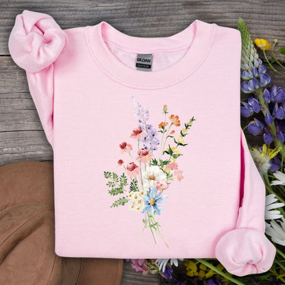 Summer Wildflowers Sweatshirt