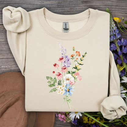 Summer Wildflowers Sweatshirt
