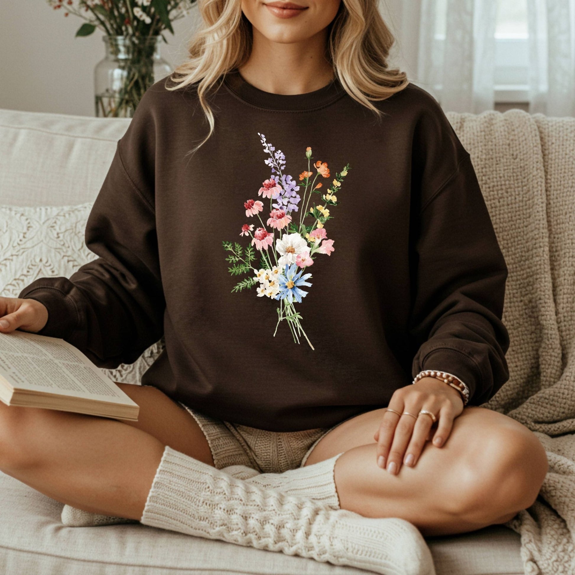 Summer Wildflowers Sweatshirt